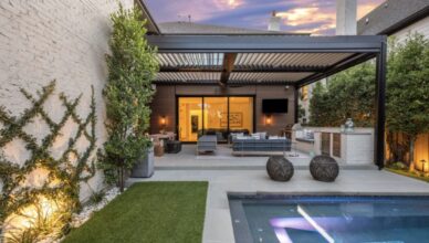 luxury pergola roof