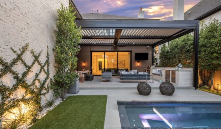 luxury pergola roof